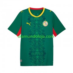 Camisola Senegal Homem Equipamento Segundo 2026 2027 Manga Curta